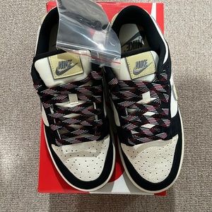 Nike Dunk Low LX size 6.5 womens/5mens Black/Team gold-coconut milk